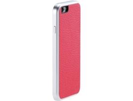 Capa iPhone 6, 6s, 7, 8  AluFr Leather Rosa