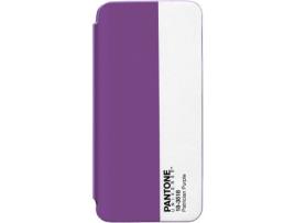 Capa iPhone 5, 5s, SE  Scn Pantone Bookcase Roxo