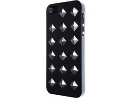 Capa iPhone 5, 5s, SE  Metal Rhombus Preto