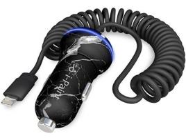 Compact Car Charger 2.4A Lightning (marble)