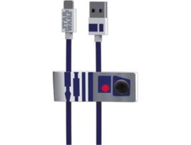 Cabo TRIBE R2-D2 (USB - Lightning - 1.2m - Azul)