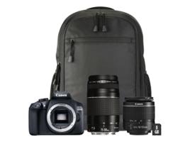 Kit Máquina Fotográfica CANON EOS 1300D + 18-55 + 75-300 (APS-C)  
