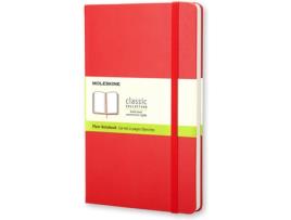 Bloco  Hardcover Vermelho Liso Grande