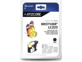 Tinteiro MATIZCORE Brother LC223 Preto (LC223BK)