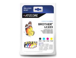Pack 4 Tinteiros  Brother LC223 Cores (LC223CMYK)