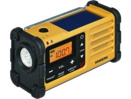 Rádio Solar  MMR-88 (Amarelo - Digital - FM / AM - Bateria)
