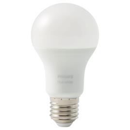 Lâmpada led philips hue e27 9,5w luz amarela e branca