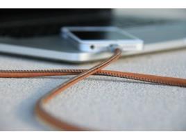 Cabo PLUSUS LifeStar (USB - Lightning - 1m - Castanho)