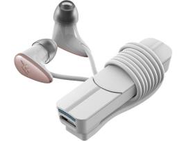 Auriculares Bluetooth  Charisma (In Ear - Microfone - Branco)