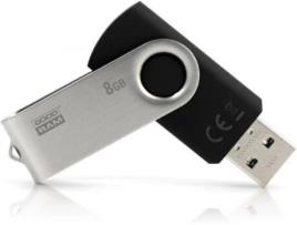 Pendrive  UTS2 USB 2.0 Preto - 8 GB