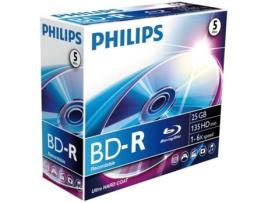 Blu-Ray Recordable 25GB 6x Jewel Case (5 unidades)