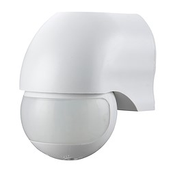 Detetor de movimento PAREDE INFRAVERMELHOS 180º GARZA