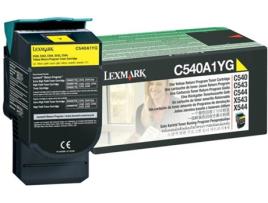 Toner LEXMARK C540A1Yg 1000 pág. Amarelo