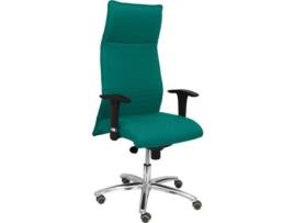 Cadeira de Escritório Executiva PYC Albacete XL Verde Claro com rodas anti-risco (Braços Reguláveis - Tecido)