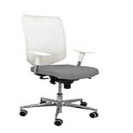Silla de Oficina Ossa blanca bali gris medio