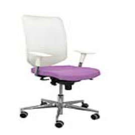 Silla de Oficina Ossa blanca bali lila