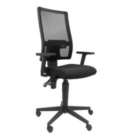 Silla de Oficina Povedilla respaldo malla negro asiento bali negro
