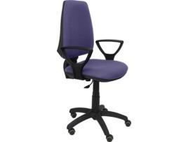 Cadeira de Escritório Operativa PYC Elche CP Azul BF RP com rodas anti-risco (Braços Fixos - Tecido)