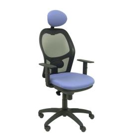 Cadeira de escritório com apoio para a cabeça Jorquera P&C ALI261C Azul Claro