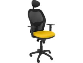 Cadeira de Escritório Operativa PYC Jorquera C Amarelo N (Braços Reguláveis - Malha)