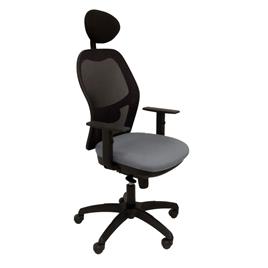 Cadeira de escritório com apoio para a cabeça Jorquera P&C ALI220C Cinzento Cinzento Escuro