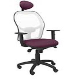 Cadeira de escritório com apoio para a cabeça Jorquera P&C ALI760C Roxo