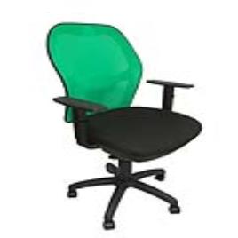 Silla de Oficina Jorquera malla verde asiento bali negro