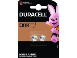 Pilhas Não Recarregáveis DURACELL LR 54 B2    (2 unidades)