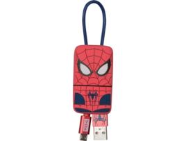 Cabo TRIBE Spiderman (USB - Micro-USB - 0.22m - Vermelho)