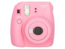 Máquina Fotográfica Instantânea FUJIFILM Instax Mini 9 (Flamingo Pink - Obturação: 1/60 sec - 2x Pilhas AA-1.5V - 62x46mm)