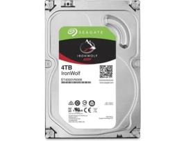 Disco HDD Interno SEAGATE IRONWOLF 4TB (4 TB - SATA - 5900 RPM)