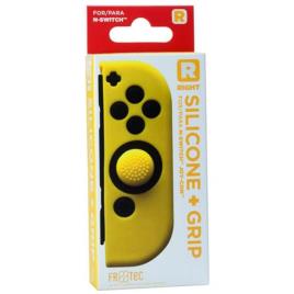 Capa Silicone + Grips Nintendo Switch - Joy-Con Direito Amarelo