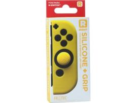 Proteção de Silicone Amarelo + Grips para Joy-Con Direito 