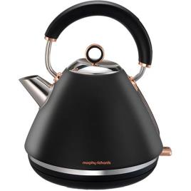 Chaleira Morphy Richards Traditional - Preto | Rosa Dourado