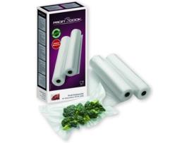 Conjunto Rolo de sacos PROFICOOK  VK-3 (2 rolos)
