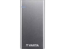 Powerbank VARTA Slim 6000 mAh (6000mAh - 1 USB - MicroUSB - Prateado)