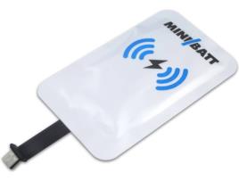 Carregador cartão MINIBATT QI Micro USB