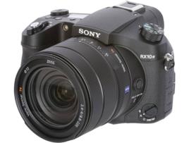 Máquina Fotográfica Bridge 4K SONY DSC-RX10 IV (Preto - 20.1 MP - ISO: 100 a 12800 - Zoom Ótico: 25x)
