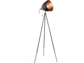 Candeeiro de Pé EGLO Chester (Preto - E27 - 1 x 60 W - Aço)