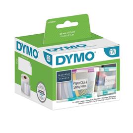 DYMO Etiquetas LW multiusos S0722540, preto sobre branco, 57 x 32 mm