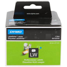 Dymo S0722540 - 11354 Etiquetas, 57 x32 mm, blanco, 1000 unidades original