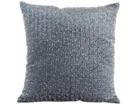 Almofada ITEM Veludo Circulos Cinzento (47 x 47 cm)