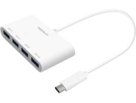 Hub  Hub  3.1 USB-C 4X USB A WHITE (Branco)