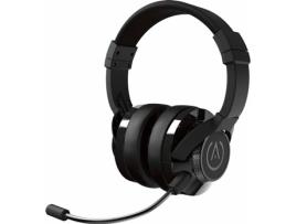 Auscultador Gaming com Fio POWER-A Fusion (Multiplataformas - Microfone - Preto)