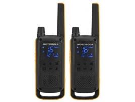 Walkie-Talkie MOTOROLA T82 Extreme RSM (16 Canais - Até 10 Km - Até 18h - Preto)