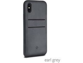 Capa iPhone X, XS TWELVE SOUTH Pockets Earl Cinza