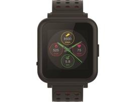 Smartwatch MUVIT MIOSMW009 Preto, Vermelho