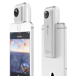 Câmara 360º para Smartphone Insta360 Micro SD iOS 8+ Prateado