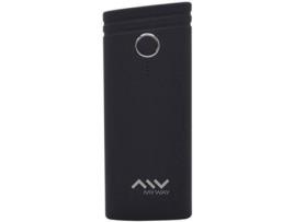 Powerbank  MWCHP0090  (5000 mAh - 2 USB - 1 Micro-USB - Preto)