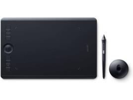 Mesa Digitalizadora WACOM Intuos Pro M (USB e Bluetooth - Windows e Mac OS - 224 x 148 mm)